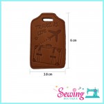 LABEL TAG - LEATHER LABEL - POST/LUGGAGE